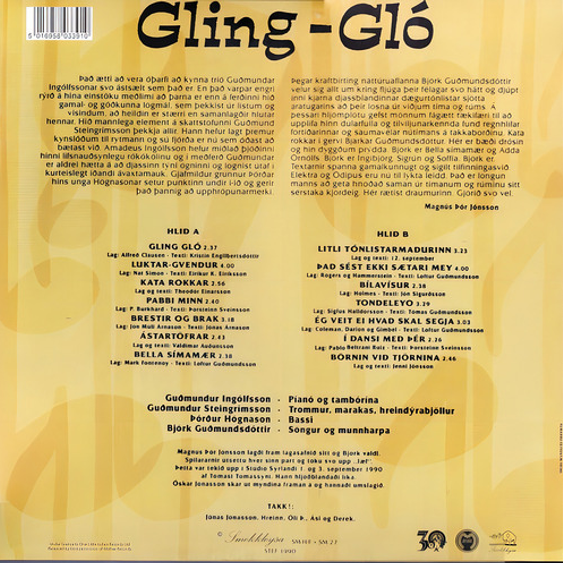 Bjork - Gling-go Lp 2
