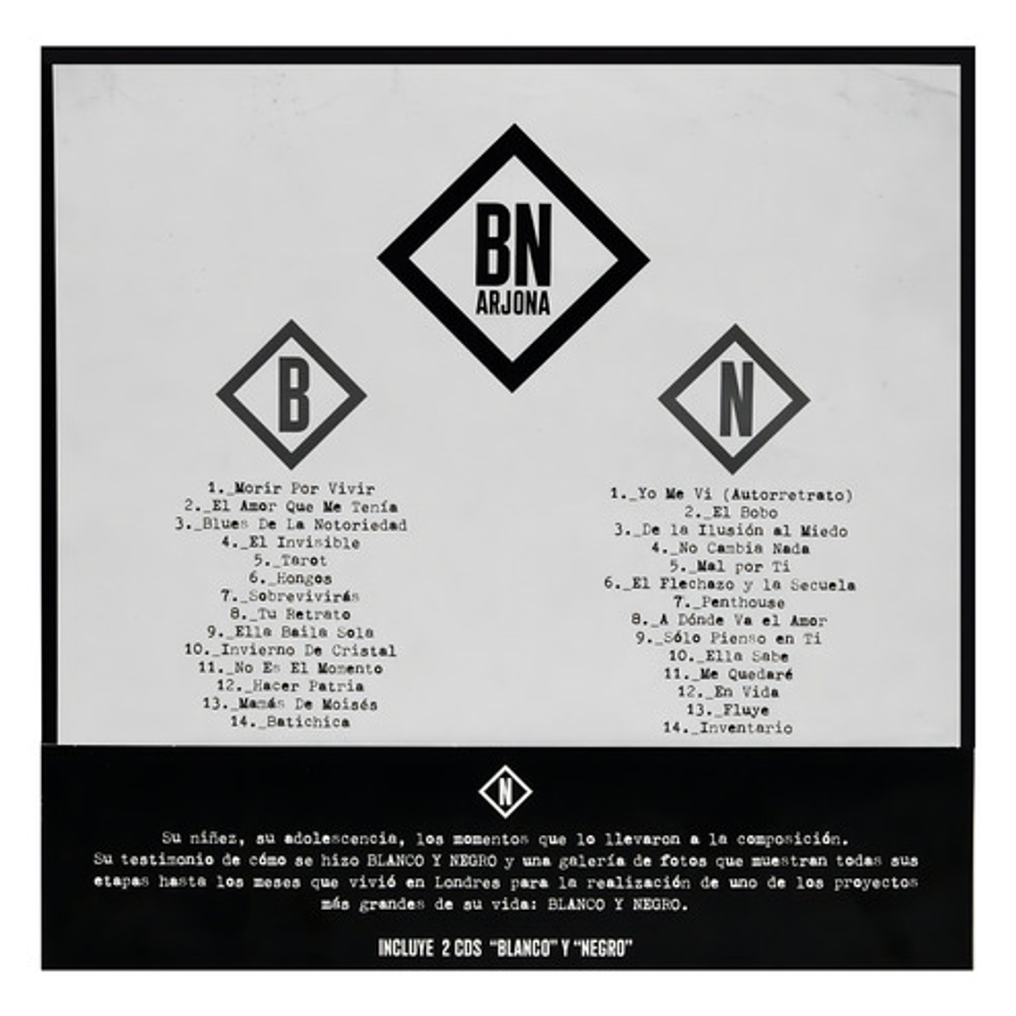 Arjona - Blanco Y Negro Deluxe Edit 2cd 10