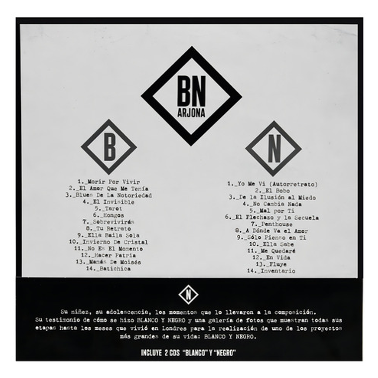 Arjona - Blanco Y Negro Deluxe Edit 2cd 10