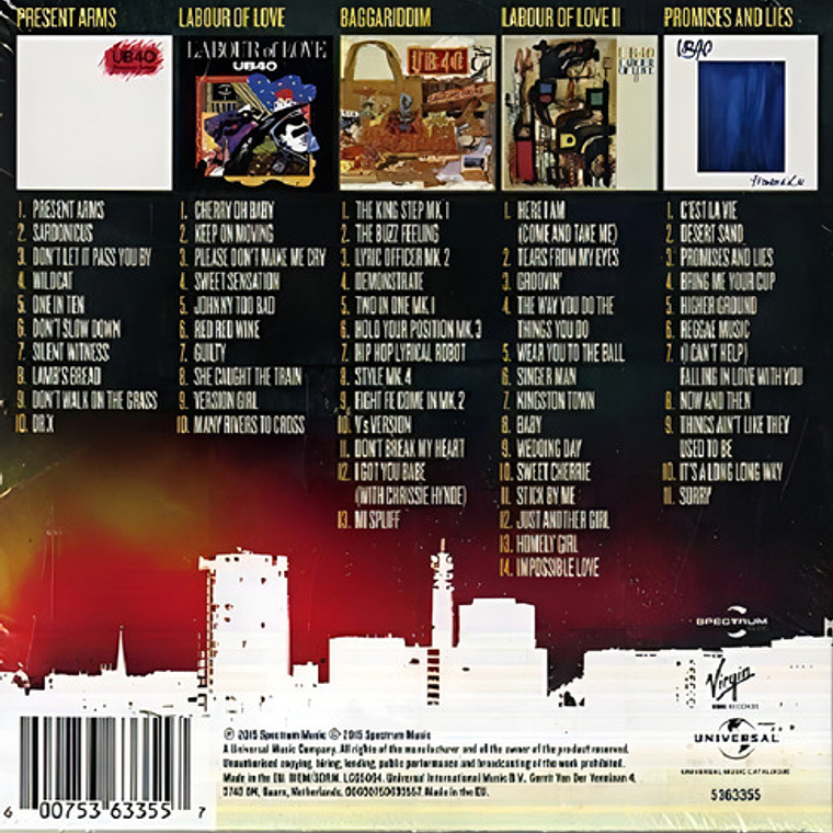 Ub-40 - 5 Classic Albums 5cd 1