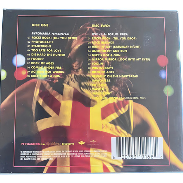Def Leppard - Pyromania (deluxe Edit 2cd 2