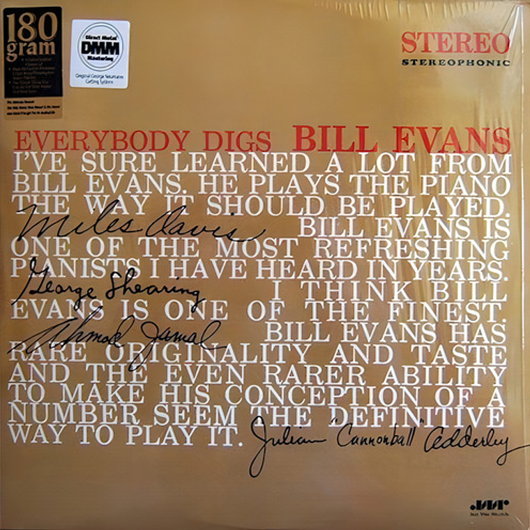 Bill Evans - Everybody Digs Bill Evan Lp 1
