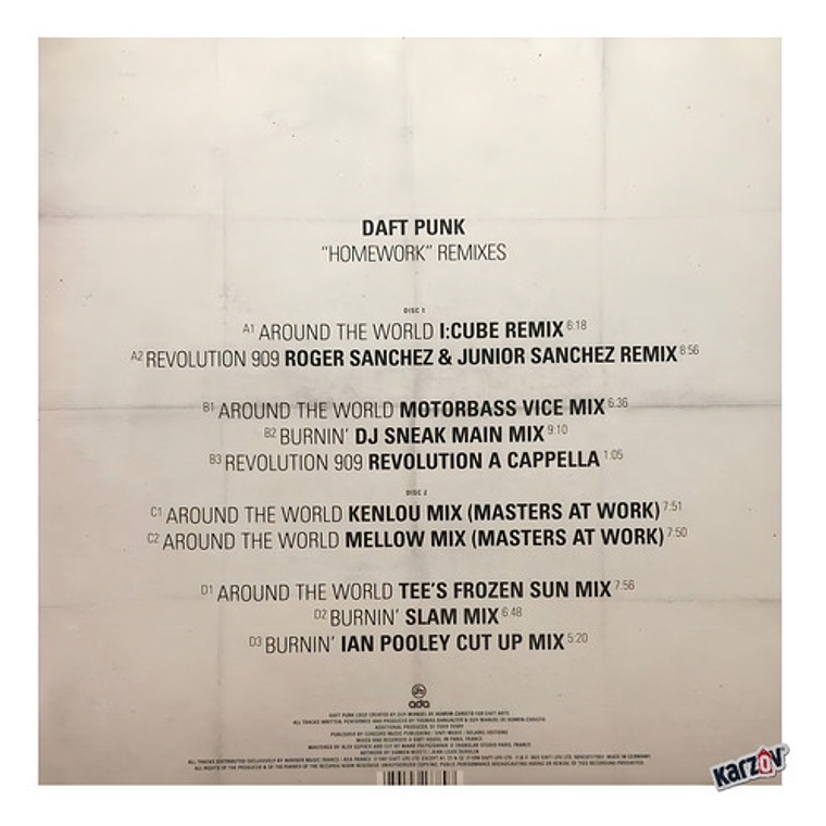 Daft Punk - Homework Remixes Lp 2