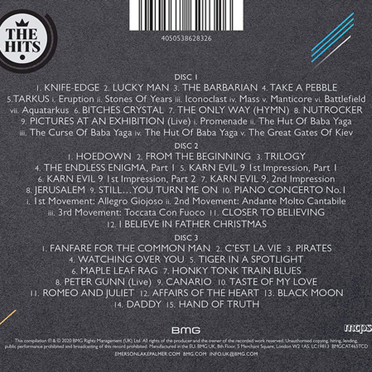 Emerson Lake And Palmer - The Ultima 3cd 2