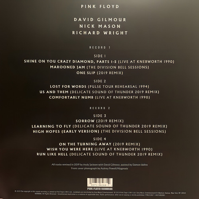 Pink Floyd - The Later Years 2lp 4