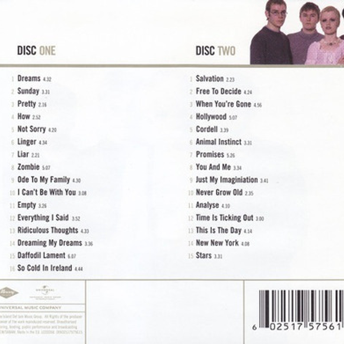 The Cranberries - Gold 2cd 2