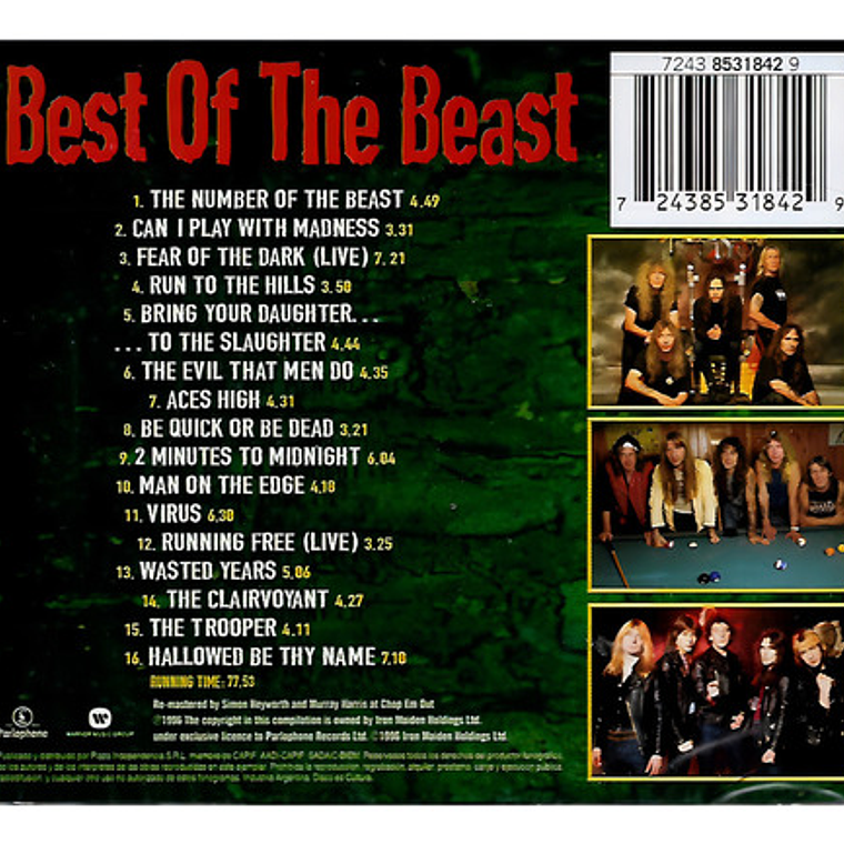 Iron Maiden - Best Of The Beast 2
