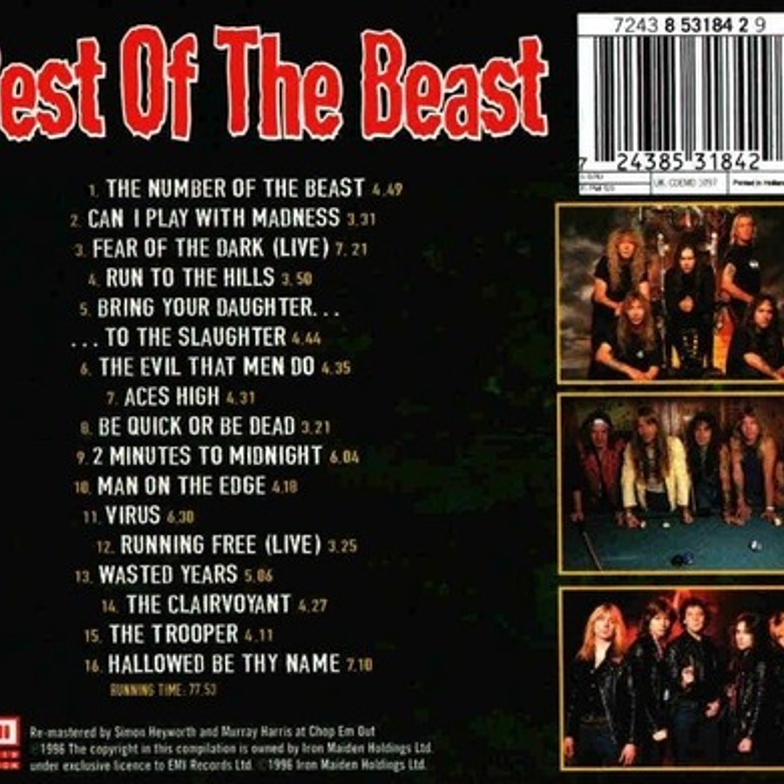 Iron Maiden - Best Of The Beast 4