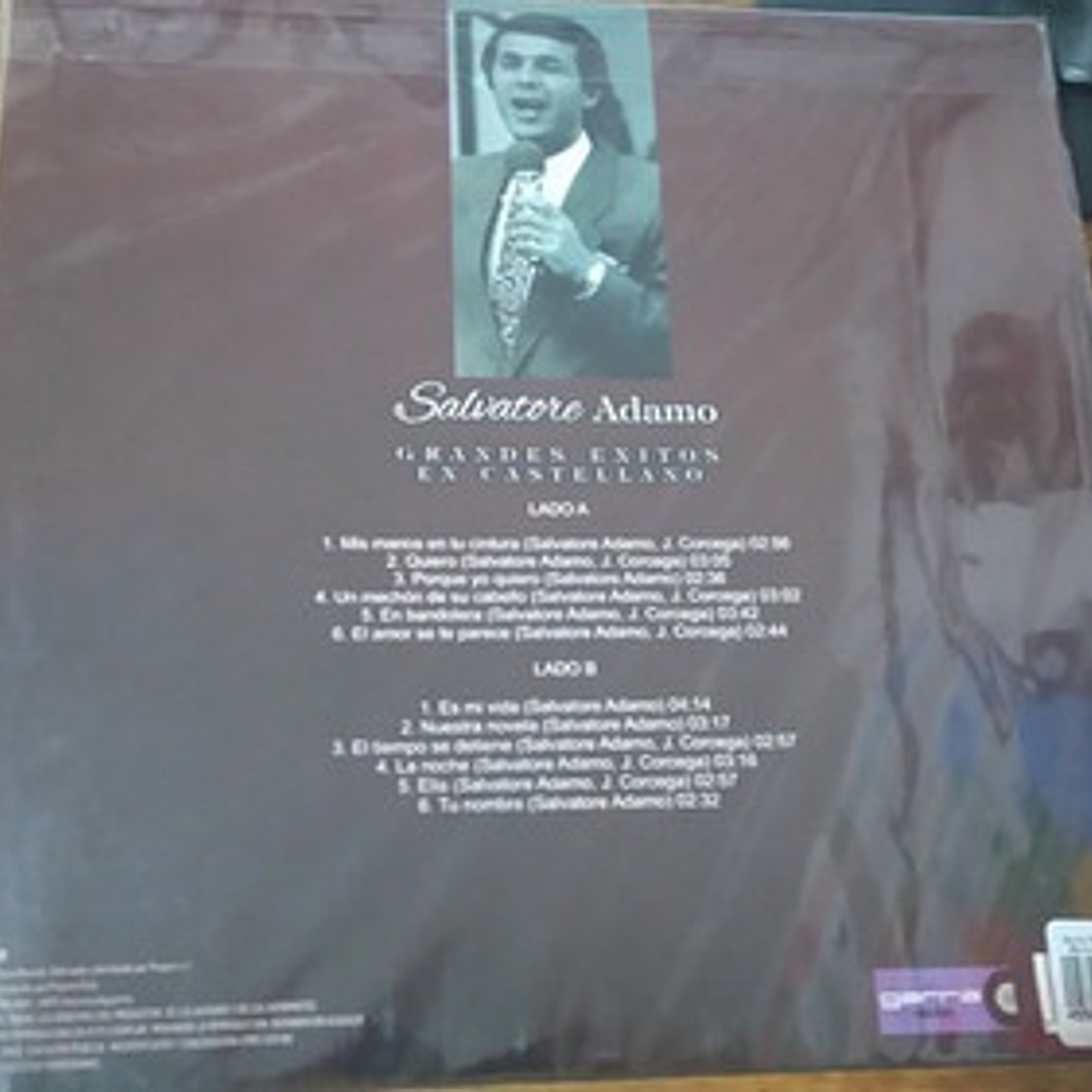 Salvatore Adamo - Grandes Exitos En Castellano Lp 2