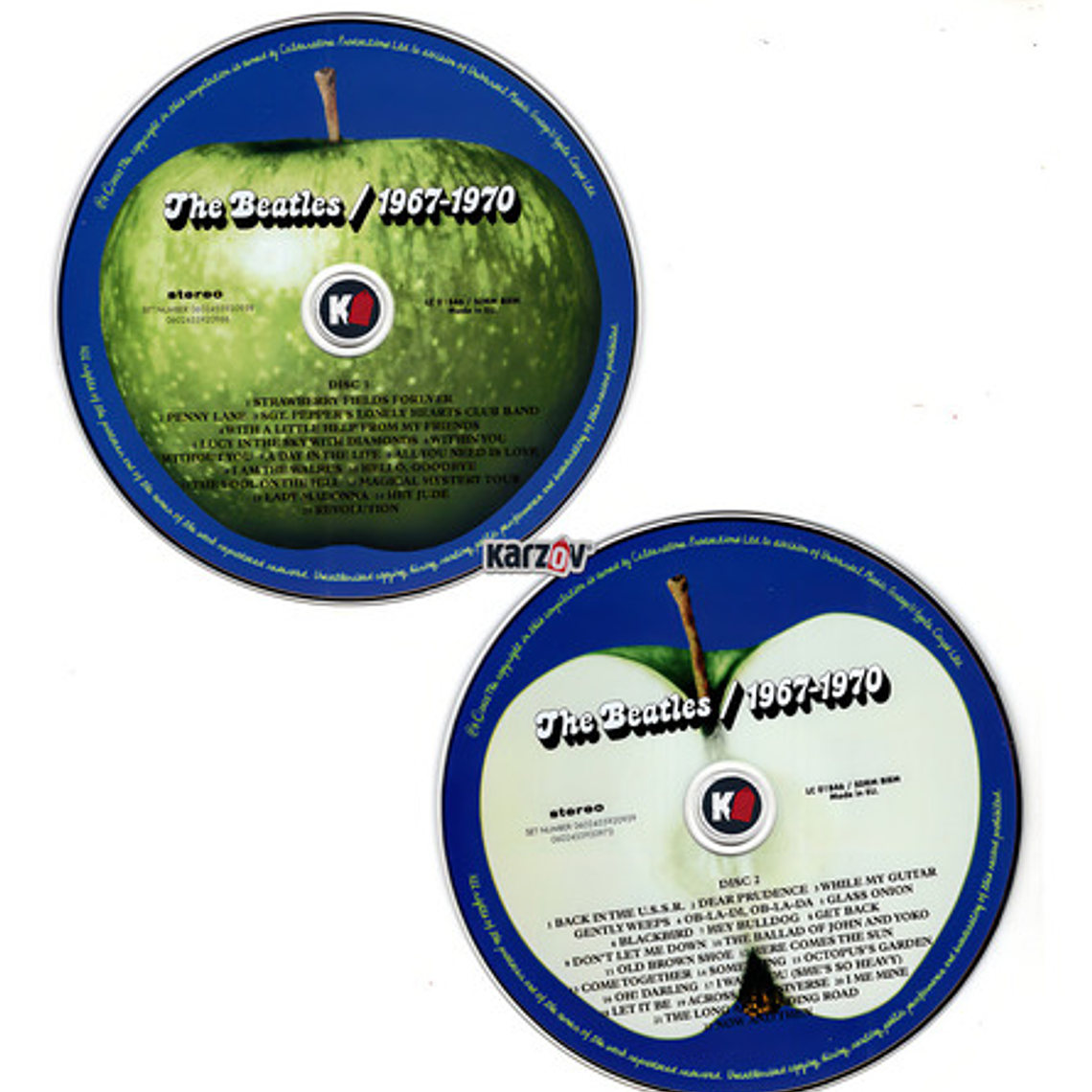 The Beatles - 1967-1970 (blue Album) 2cd 3