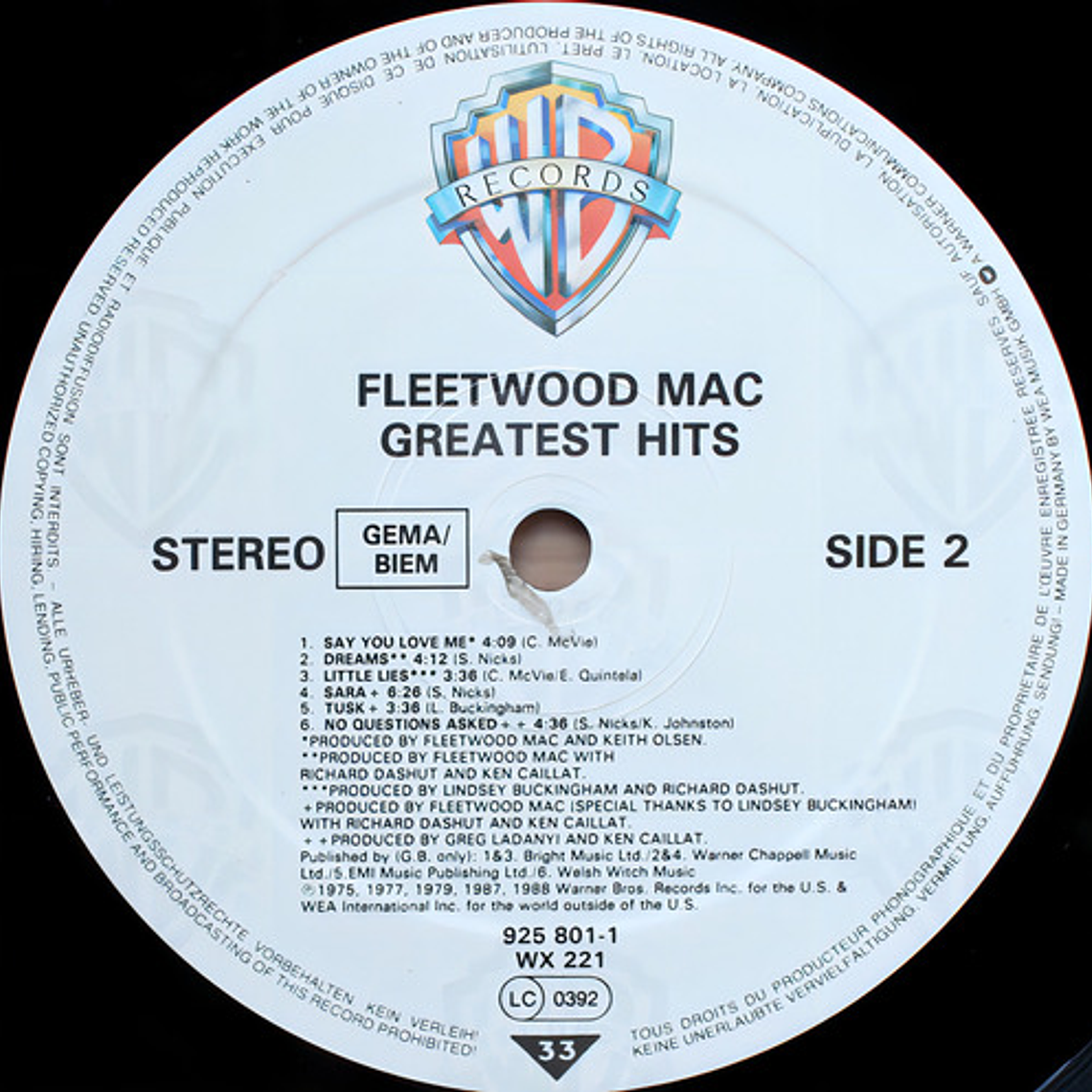 Fleetwood Mac - Greatest Hits 3