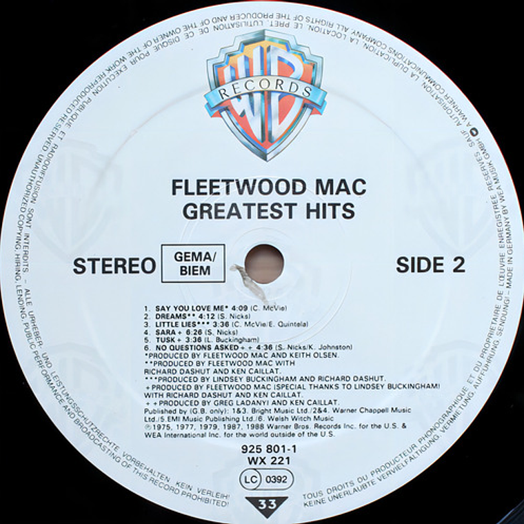Fleetwood Mac - Greatest Hits 3
