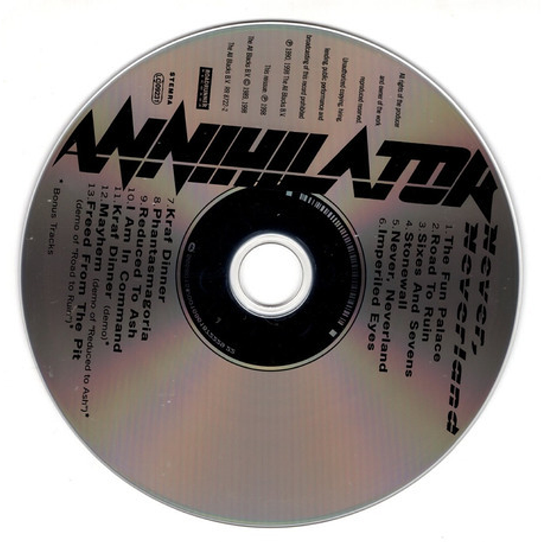 Annihilator - Never Neverland 4