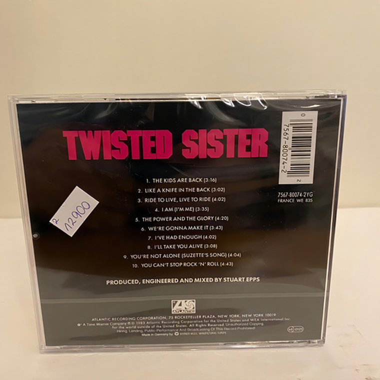 Twisted Sister - You Can't Stop Rock N' 3