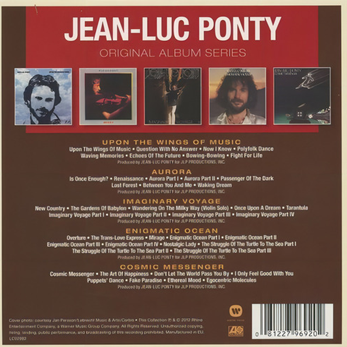 Jean-luc Ponty - Original Album Ser 5cd 2