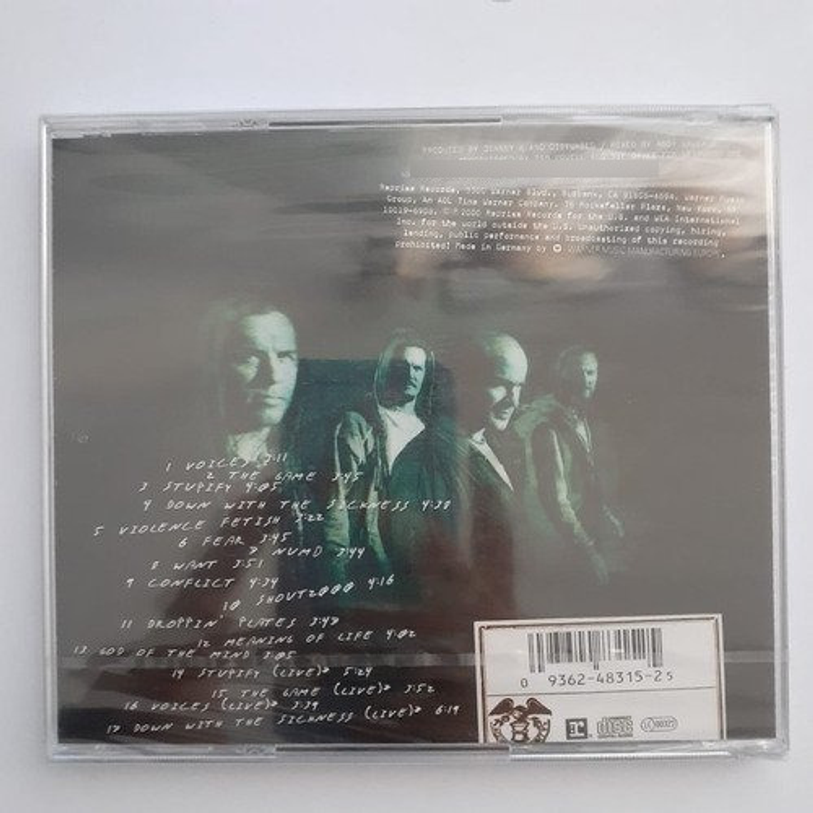 Disturbed - The Sickness (cd) 3