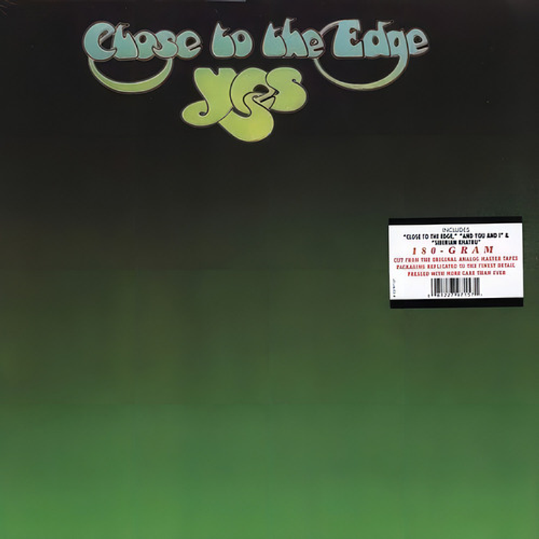 Yes - Close To The Edge Lp 1