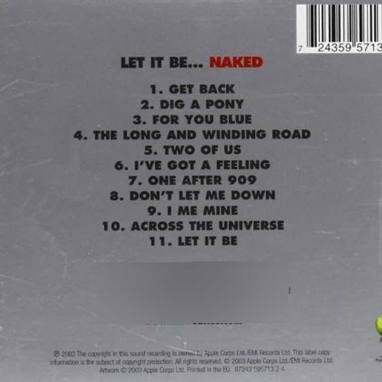 The Beatles - Let It Be... Naked 2cd 2
