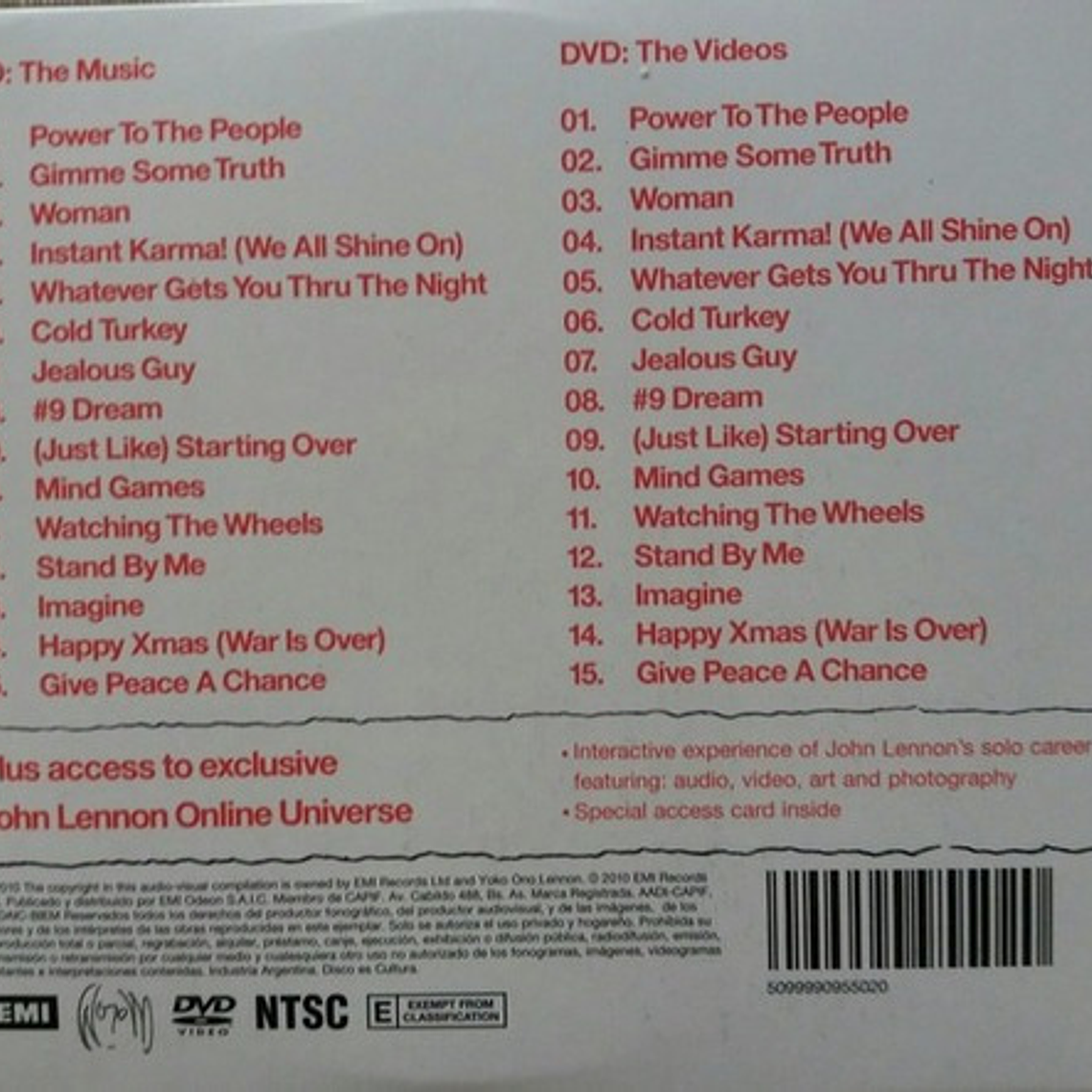 John Lennon - Power To The People Cd+dvd 2