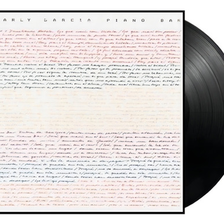 Vinilo Charly Garcia Piano Bar Nuevo Sellado 2