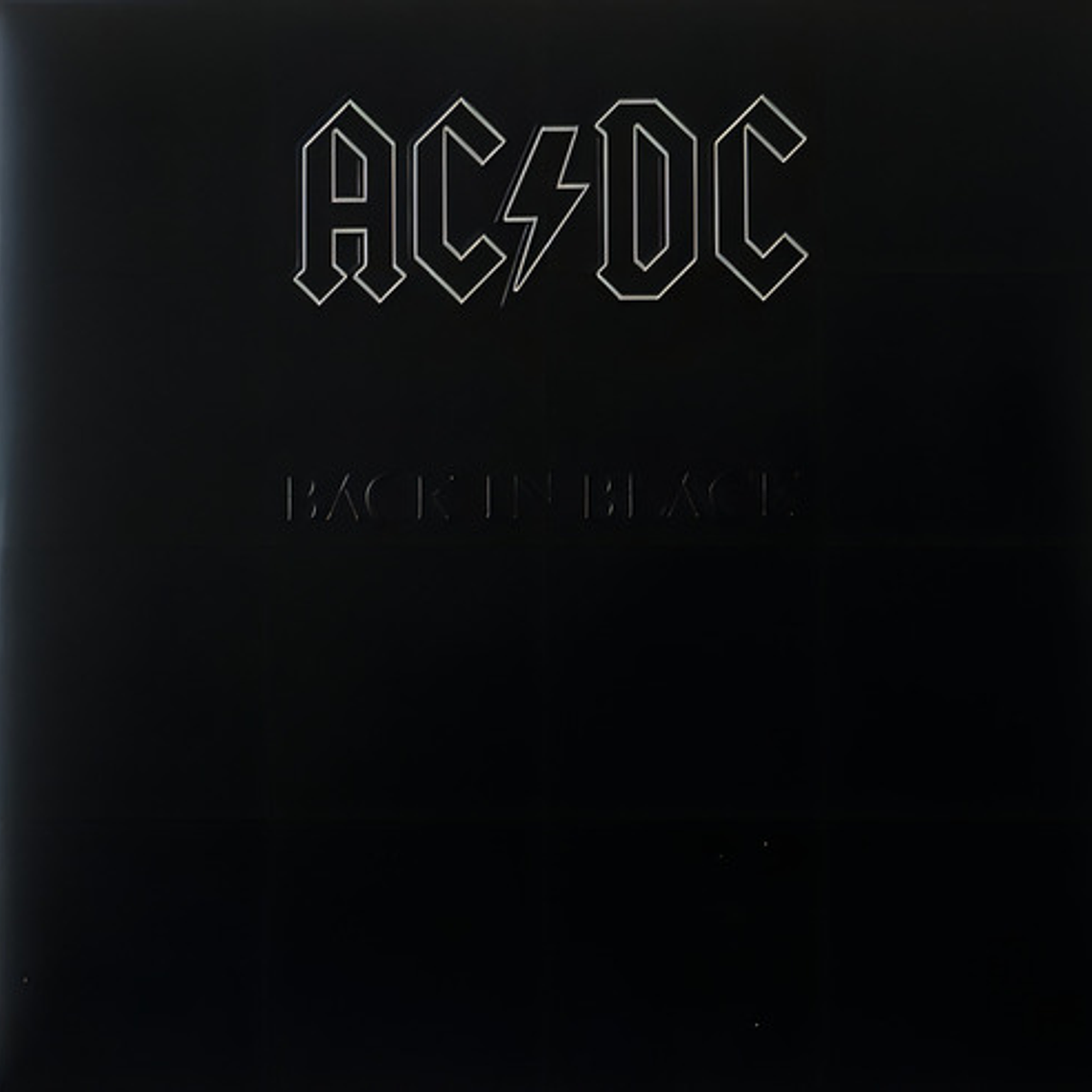 Vinilo Rock Ac/dc Back In Black 10 Canciones 42 Min 1