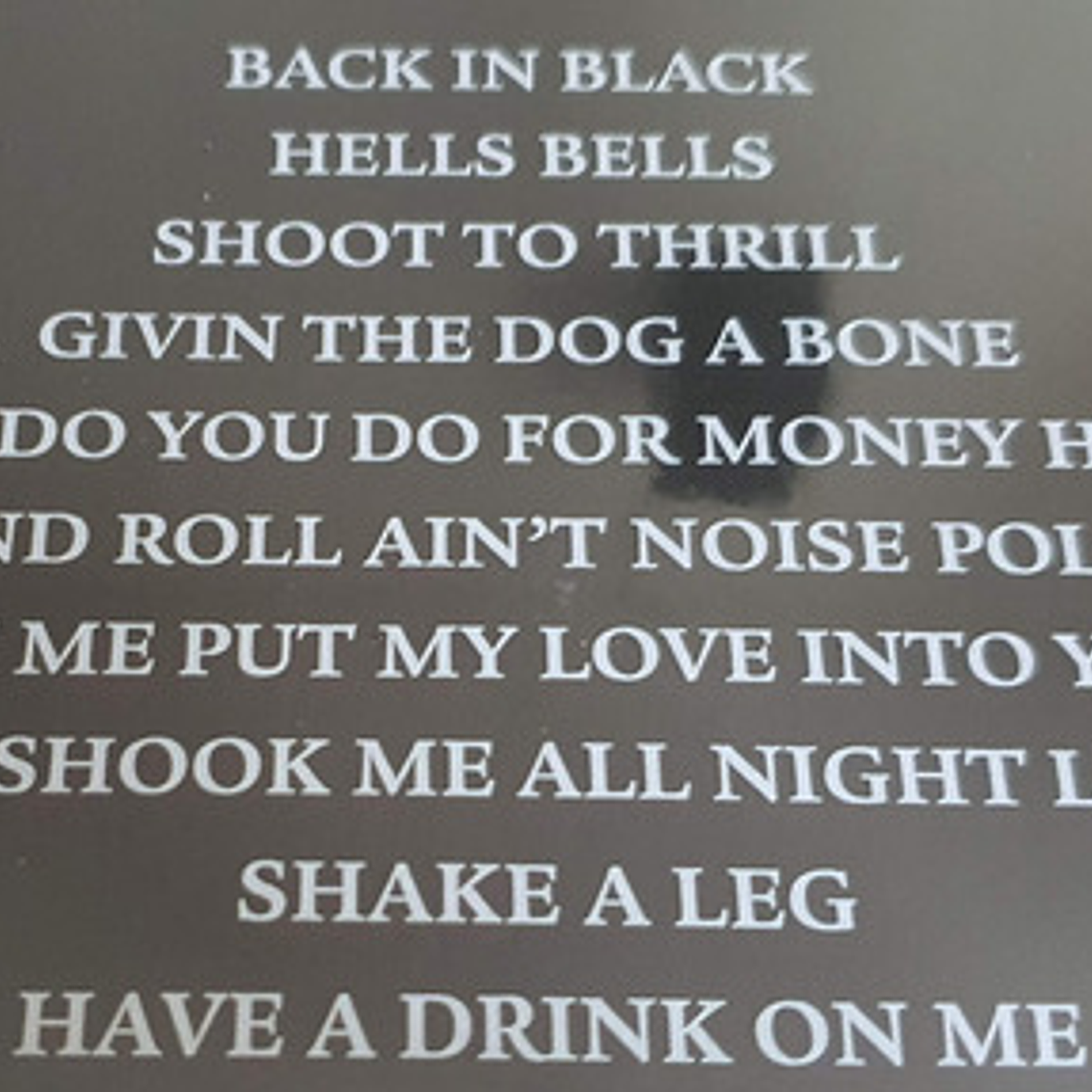 Vinilo Rock Ac/dc Back In Black 10 Canciones 42 Min 5