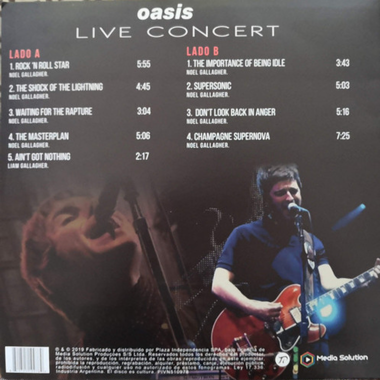 Oasis - Live Lp 3