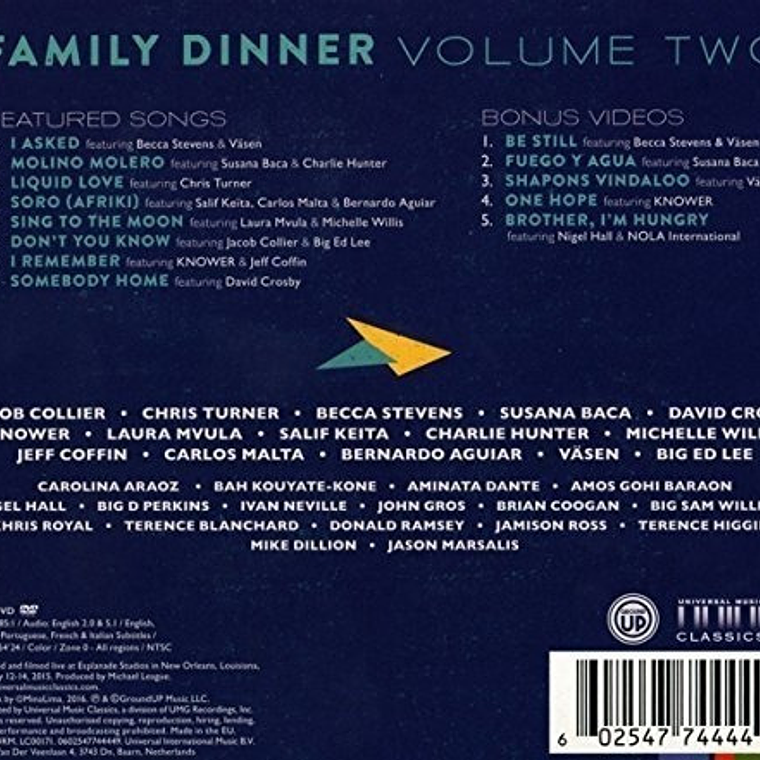 Snarky Puppy - Family Dinner Vol 2 Cd D 2