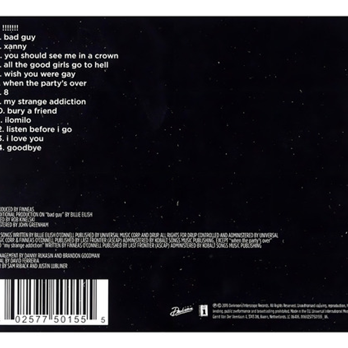 Billie Eilish - When We All Fall Asleep, Where Do We Go? 4