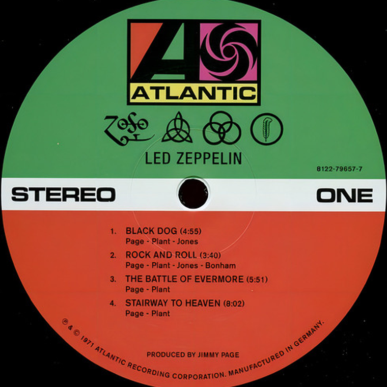 Vinilo Led Zeppelin/ Led Zeppelin Untiled 1lp 3