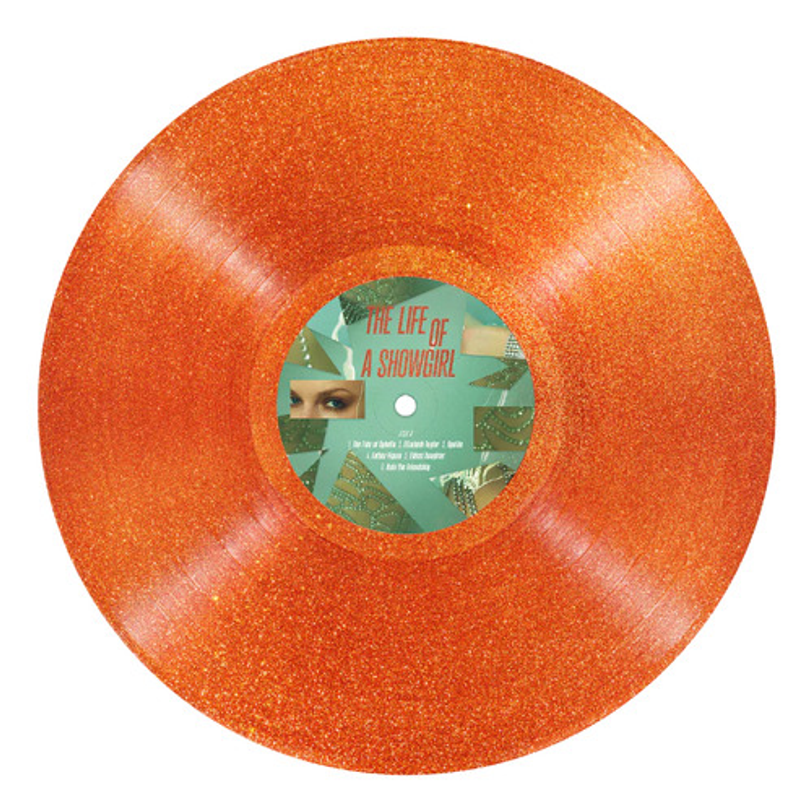 Vinilo Naranja Glitter The Life Of A Showgirl-taylor Swift Estándar 4