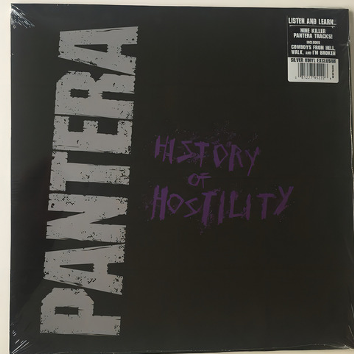 Vinilo Pantera History Of Hostility Sellado 2