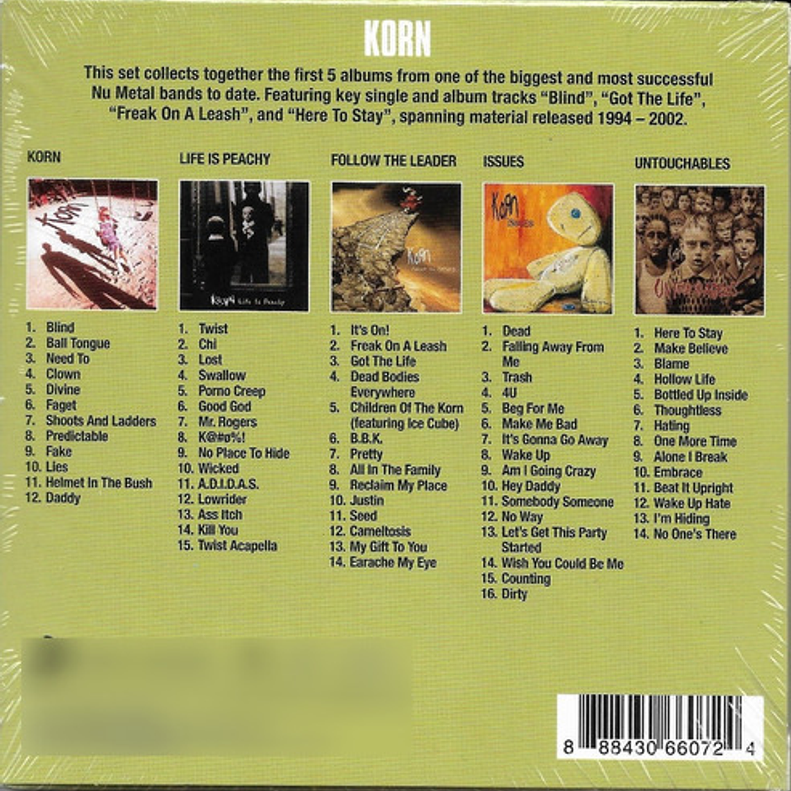 Korn - Original Album Classics 3