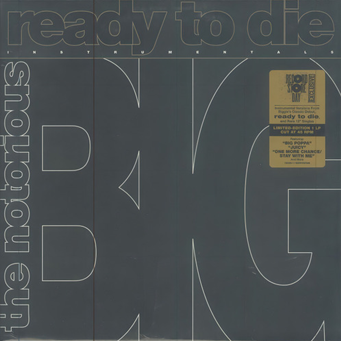 Vinilo Notorious B.i.g. Ready To Die Instrumentals Hip Hop Edición Limitada 1
