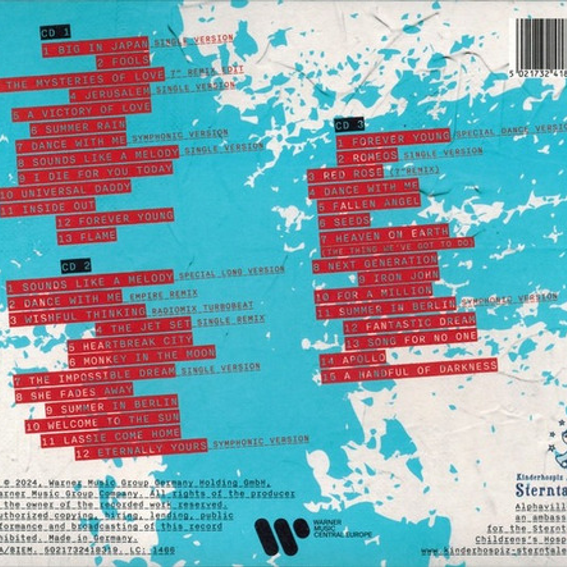 Alphaville - Forever! Best Of 40 Yea 3cd 2