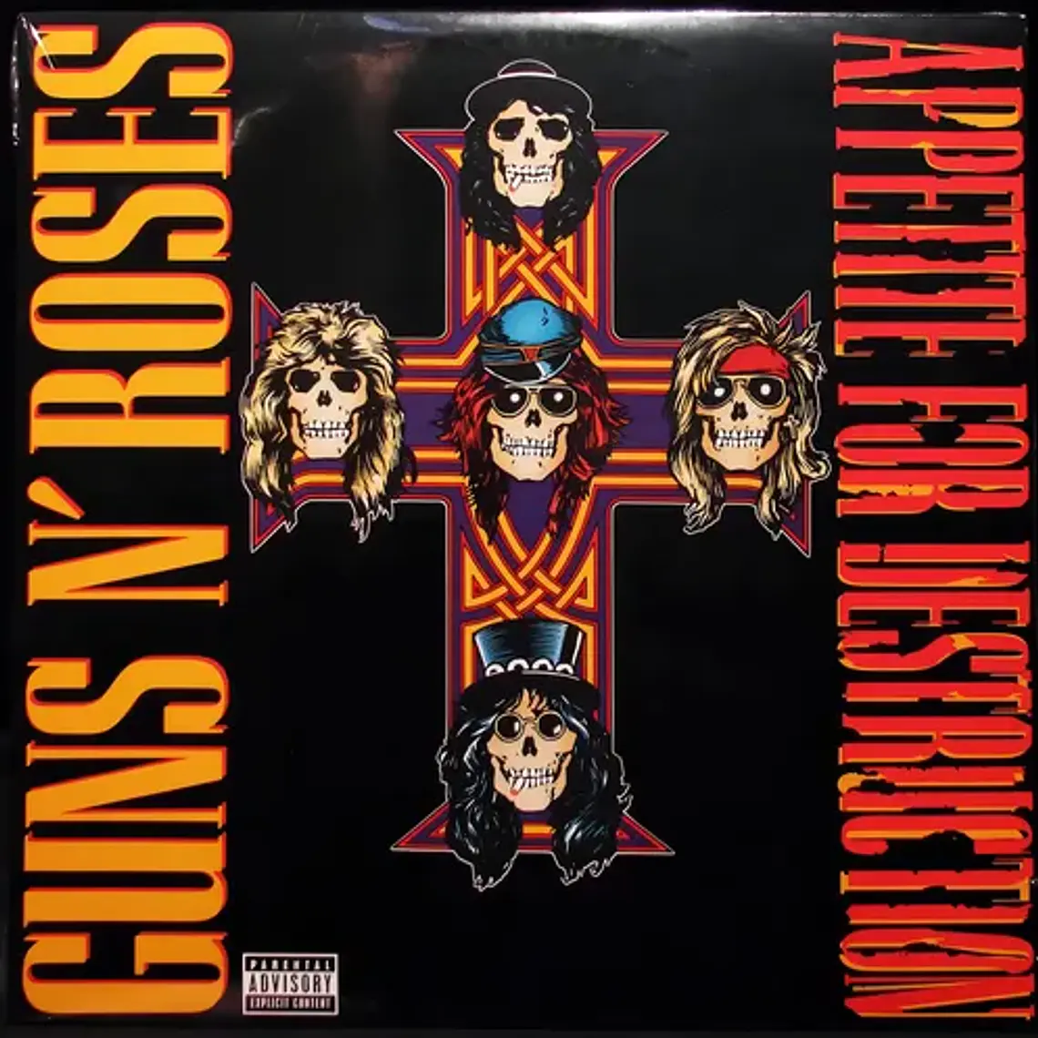 Guns N' Roses Appetite For Destruction Vinilo Nuevo Reedición 1