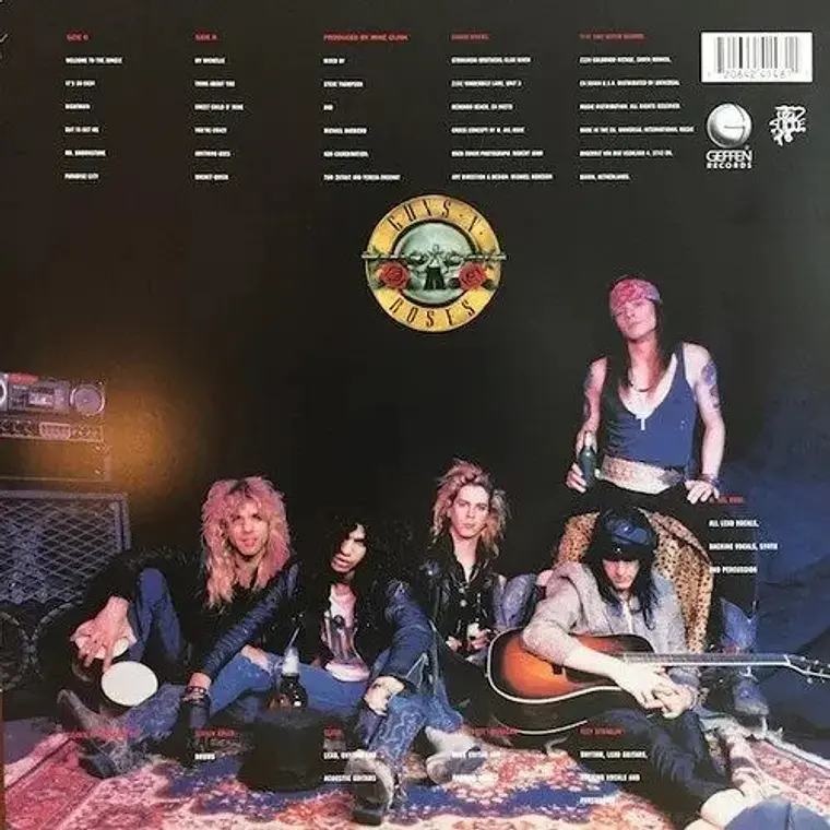 Guns N' Roses Appetite For Destruction Vinilo Nuevo Reedición 2