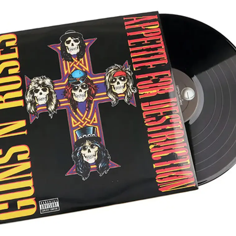 Guns N' Roses Appetite For Destruction Vinilo Nuevo Reedición 3