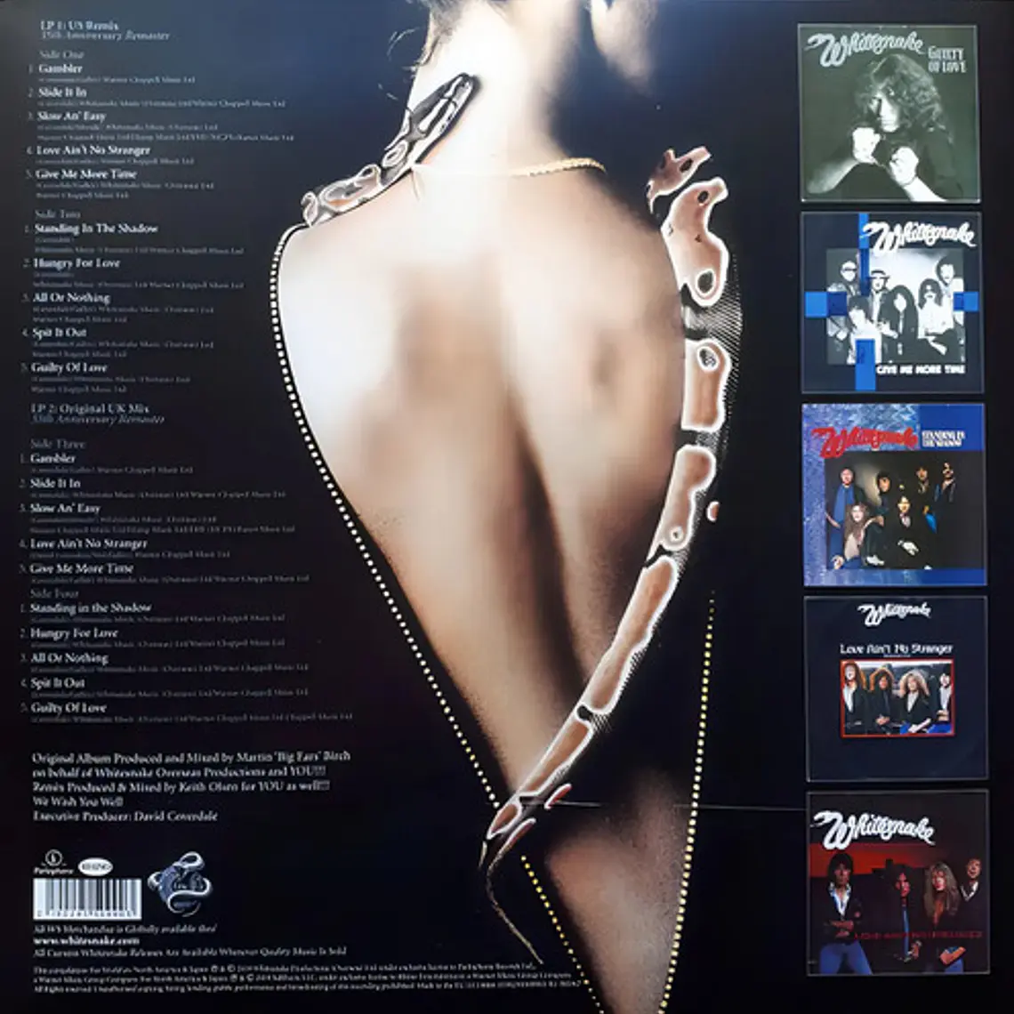 Vinilo Whitesnake Slide It In - Álbum Rock Europeo En Vinilo Doble De 2019 2