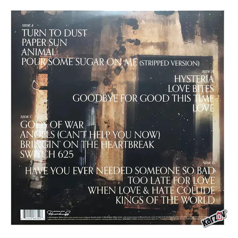 Vinilo Def Leppard Drastic Symphonies Rock 2023 Universal Music 2