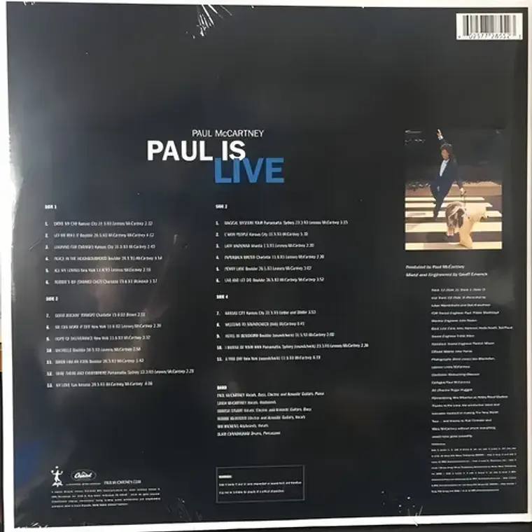 Paul Mccartney - Paul Is Live Vinilo Eur Nuevo Envio Gratis 2