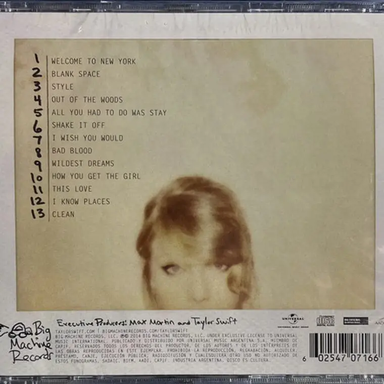 Cd - 1989 - Taylor Swift 2