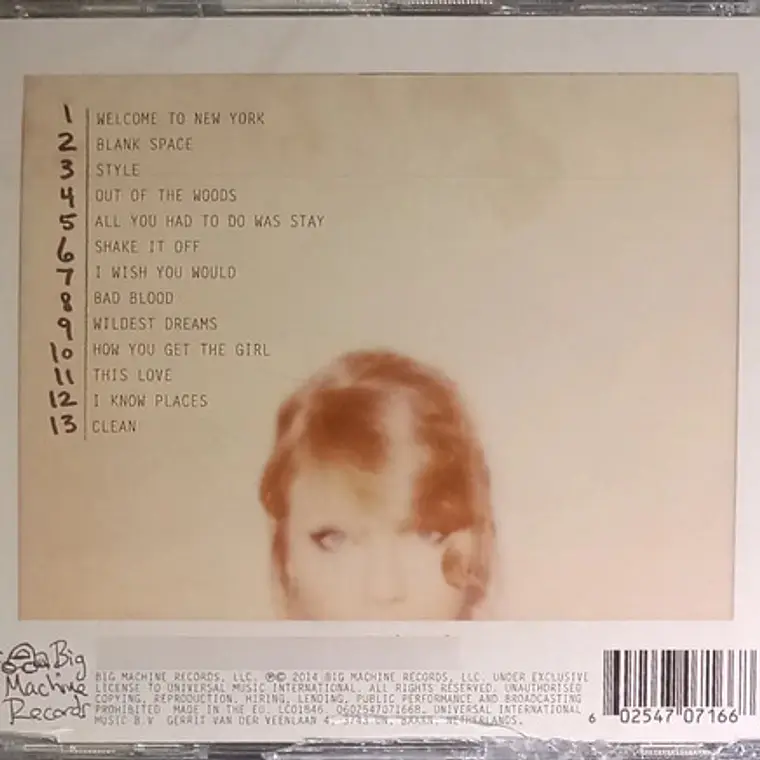 Cd - 1989 - Taylor Swift 9