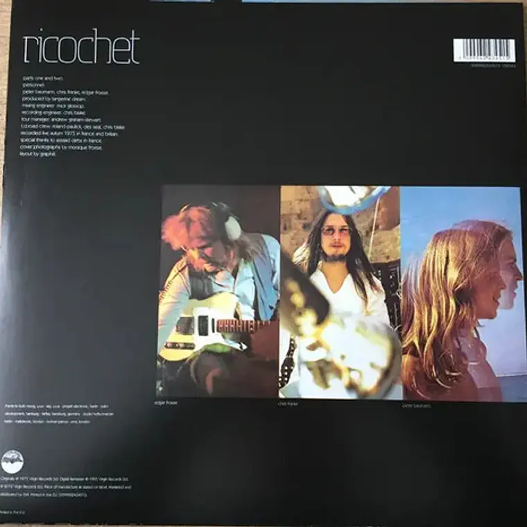 Tangerine Dream Ricochet Europa Vinilo [nuevo 2
