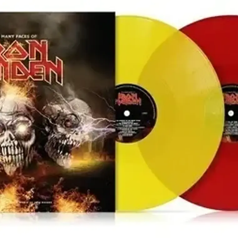 The Many Faces Of Iron Maiden Vinilo Doble Color 1