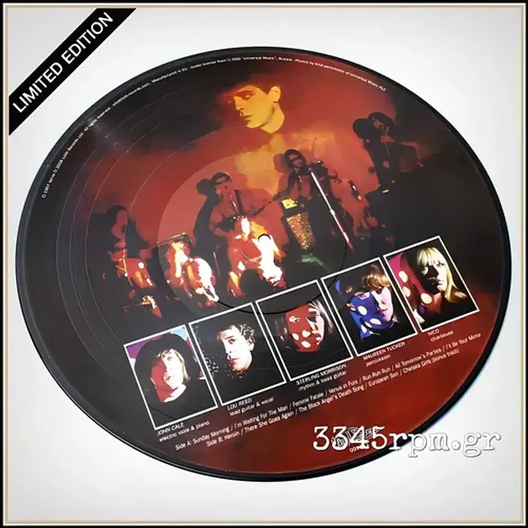 Velvet Underground & Nico Vinilo Picture Lou Reed 2