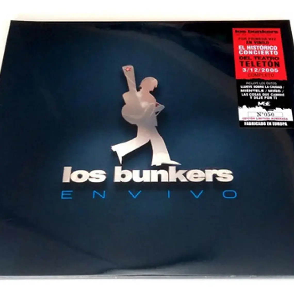 Vinilo Los Bunkers / En Vivo / Nuevo Sellado 2