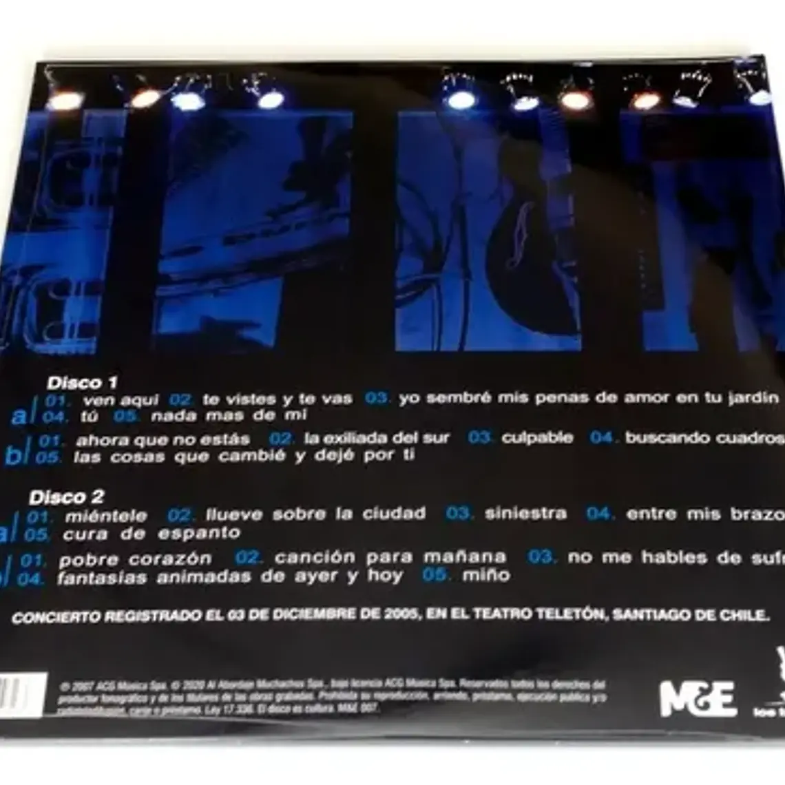 Vinilo Los Bunkers / En Vivo / Nuevo Sellado 3