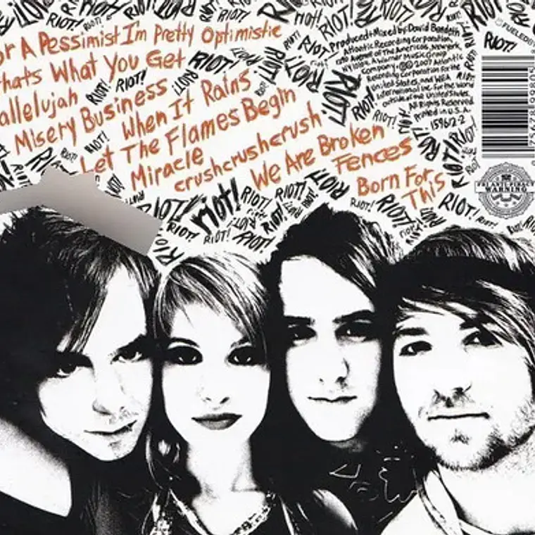 Paramore Riot! Cd Eu Musicovinyl 1