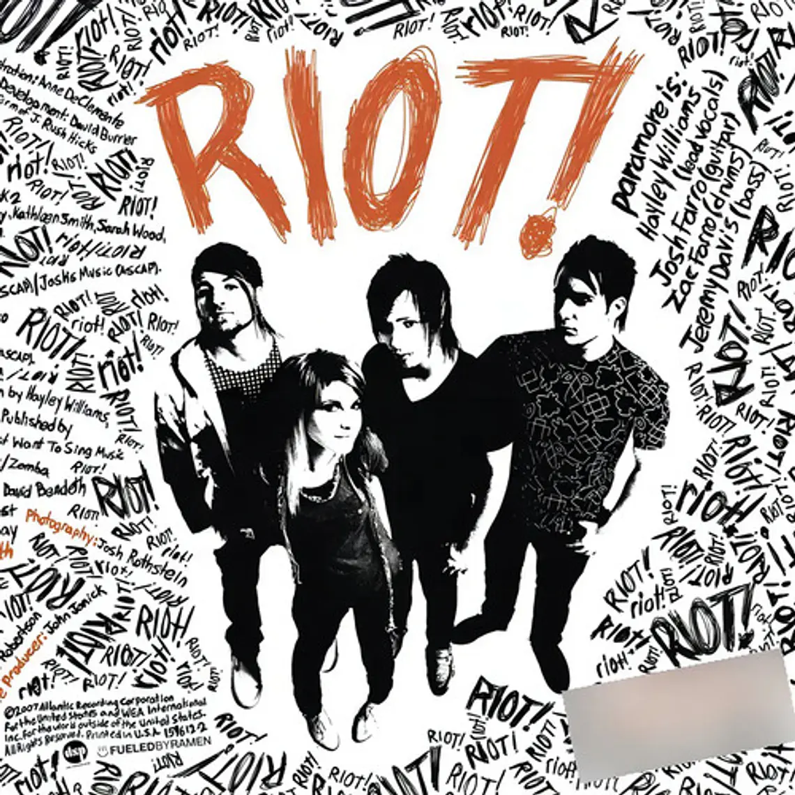 Paramore Riot! Cd Eu Musicovinyl 3